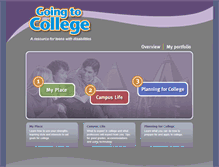 Tablet Screenshot of going-to-college.org